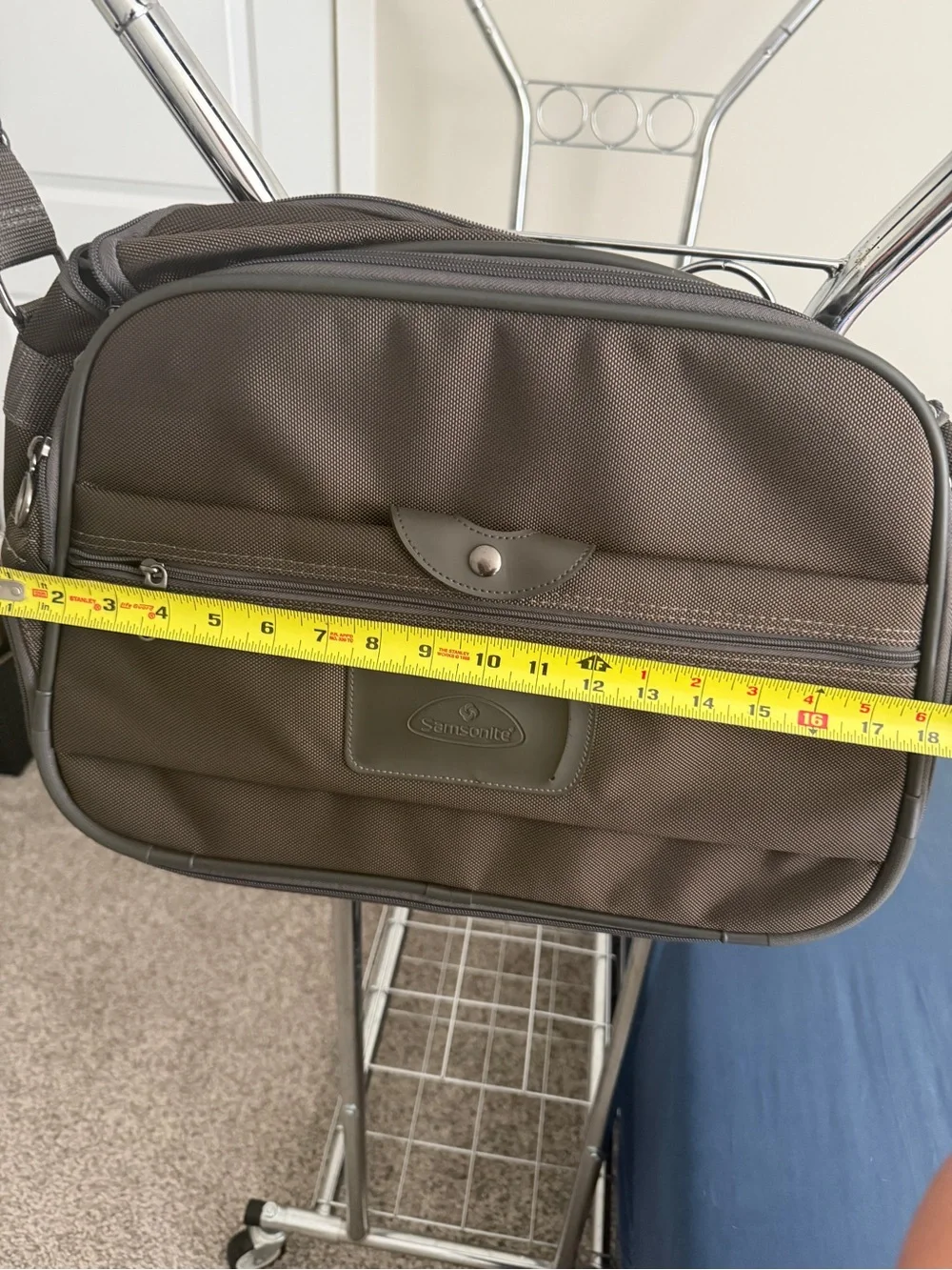 Men's Brown Travel Shoulder Bag - Unbranded